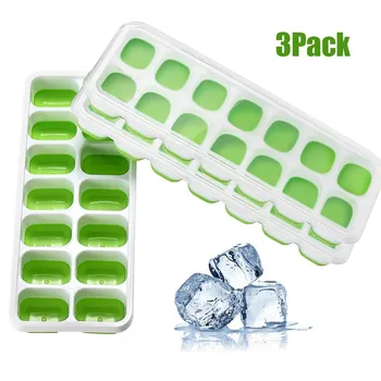3PC 14 grid Ice cube mould ice tray ice box Creative DIY Homemade Fruit Ice Cubes no stick Independent compartment with cover
3PC 14 grid Ice cube mould ice tray ice box Creative DIY Homemade Fruit Ice Cubes no stick Independent compartment with cover
