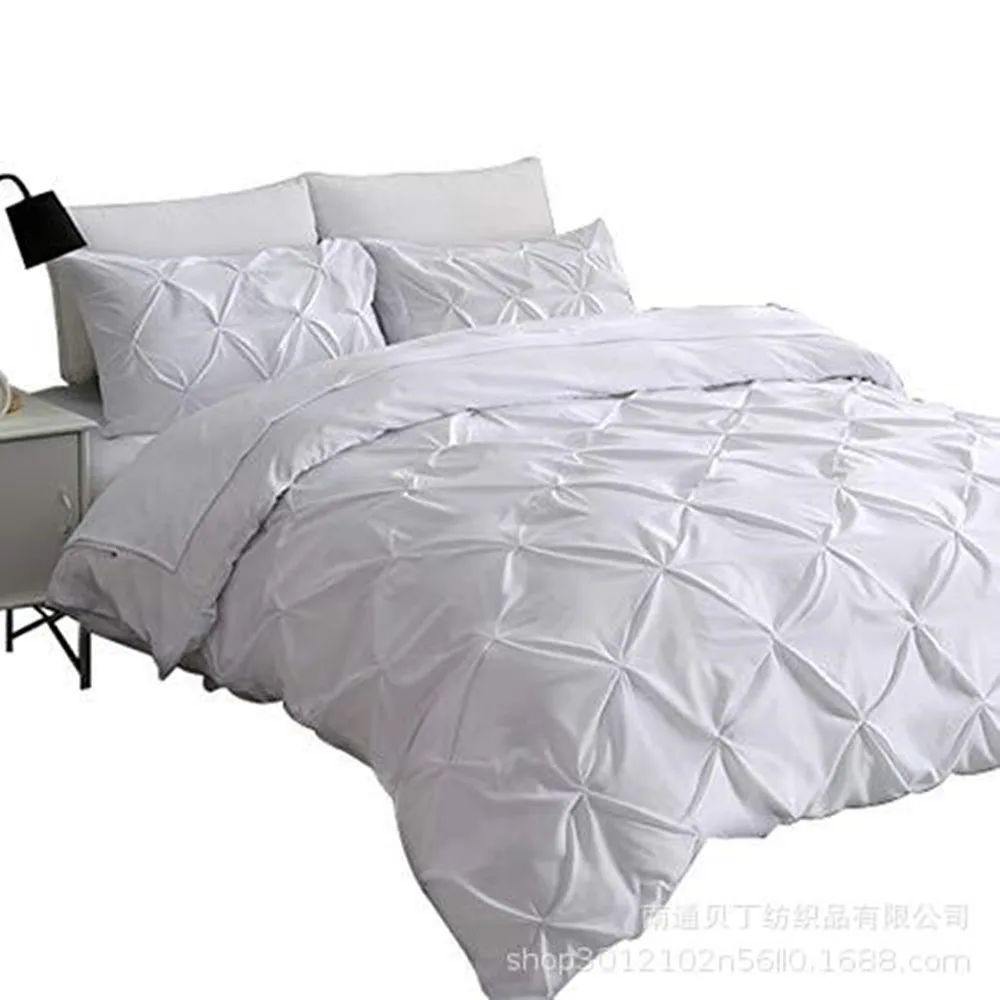 Bedding Sets Quilt Cover Pillowcase Three-Piece Set Duvet Cover Handmade Pulling Flower Pure Color Comforters Quilt Bed Suits
Bedding Sets Quilt Cover Pillowcase Three-Piece Set Duvet Cover Handmade Pulling Flower Pure Color Comforters Quilt Bed Suits