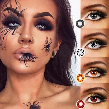 2pcs/pair Cosplay Color Contact Lenses Spiral Series Eye Contact Lens Colored 14.5mm Cosplay Cosmetic Contact Lens Bio-essence
2pcs/pair Cosplay Color Contact Lenses Spiral Series Eye Contact Lens Colored 14.5mm Cosplay Cosmetic Contact Lens Bio-essence