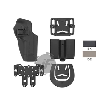 Tactical CQC Serpa Quick Right Hand Paddle Belt Loop Pistol Holster w/ MOLLE Platform & Magazine Pouch For Beretta 92 96 M9 M92
Tactical CQC Serpa Quick Right Hand Paddle Belt Loop Pistol Holster w/ MOLLE Platform & Magazine Pouch For Beretta 92 96 M9 M92