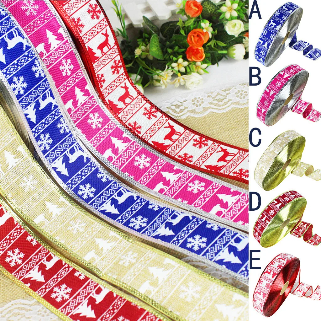 Christmas Tree Ribbon Decor Gauze Xmas Tree Decor Print Pattern Christmas Tree Imitation Linen Christmas Ribbon #R35
Christmas Tree Ribbon Decor Gauze Xmas Tree Decor Print Pattern Christmas Tree Imitation Linen Christmas Ribbon #R35