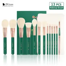 DUcare Green Makeup Brushes Set 13Pcs With Makeup Bag Kabuki Powder Foundation Contour Blush Eyeshadow Eyeliner Lip MakeUp Tools
DUcare Green Makeup Brushes Set 13Pcs With Makeup Bag Kabuki Powder Foundation Contour Blush Eyeshadow Eyeliner Lip MakeUp Tools