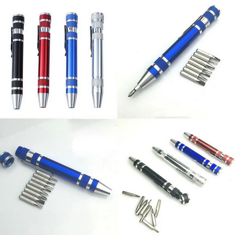 8 in 1 Pen Precision Screwdriver Set Repair Tool Kit For Mobile phone Screwdriver Set Multifunction Portable Hand Tool New
8 in 1 Pen Precision Screwdriver Set Repair Tool Kit For Mobile phone Screwdriver Set Multifunction Portable Hand Tool New
