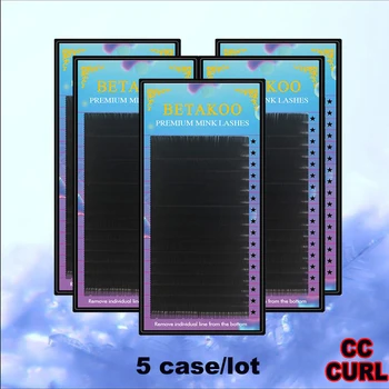 BETAKOO CC curl 5 cases set 16rows high quality mink eyelash extension individual eyelashes false eyelashes natural eyelashe
BETAKOO CC curl 5 cases set 16rows high quality mink eyelash extension individual eyelashes false eyelashes natural eyelashe
