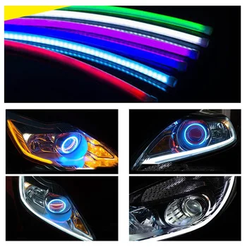 85CM Auto Flexible Led Strips Waterproof Car LED White Daytime Running Lights Turn Signal Light Car Decoration
85CM Auto Flexible Led Strips Waterproof Car LED White Daytime Running Lights Turn Signal Light Car Decoration