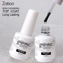 Гель zation лак Лаки праймер Топ гель для базового покрытия ногтей 15 мл, лак для ногтей, длительного действия, UV био-Гели Soak Off укрепить основа + т...(China)