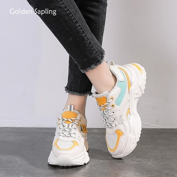 Golden Sapling Retro Women's Sneakers Breathable Air Mesh Sport Shoes Height Increasing Platform Sneaker New Women Running Shoes
Golden Sapling Retro Women's Sneakers Breathable Air Mesh Sport Shoes Height Increasing Platform Sneaker New Women Running Shoes