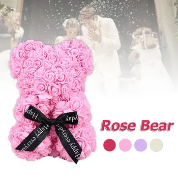 PE Rose Bear Artificial Rose Bear Dolls Gift Wedding Birthday Decorations Simulated Romantic Lovely
PE Rose Bear Artificial Rose Bear Dolls Gift Wedding Birthday Decorations Simulated Romantic Lovely