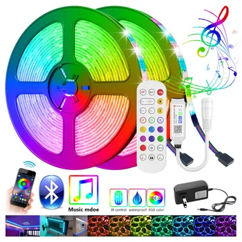 Led Strip 5050 Bluetooth remote smart LED Strip Light + us/uk/au/eu Adapter plug + Bluetooth APP Controlled/ir remote controller
Led Strip 5050 Bluetooth remote smart LED Strip Light + us/uk/au/eu Adapter plug + Bluetooth APP Controlled/ir remote controller