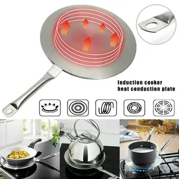 Induction Cooker Stove Thermal Guide Plate Hob Heat Converter Disk Cookware Stainless Steel for Kitchen Tool
Induction Cooker Stove Thermal Guide Plate Hob Heat Converter Disk Cookware Stainless Steel for Kitchen Tool