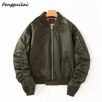 Winter 2019 High Quality Thick Military Motorcycle Aviator Pilot Air Men Bomber Jacket Thick Warm Satin Jacket Flight Suit Jacke
Winter 2019 High Quality Thick Military Motorcycle Aviator Pilot Air Men Bomber Jacket Thick Warm Satin Jacket Flight Suit Jacke