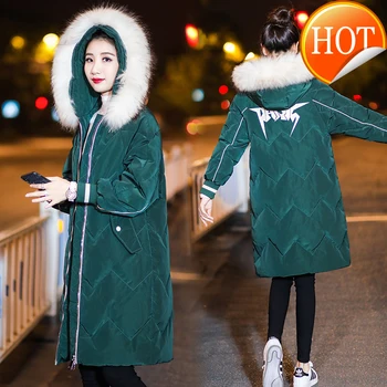 Woman Coats Winter 2020 Korean Faux Fur Collar Parka Women Jacket Vintage Long Coat Female Parkas Casaco Feminino MY3253
Woman Coats Winter 2020 Korean Faux Fur Collar Parka Women Jacket Vintage Long Coat Female Parkas Casaco Feminino MY3253