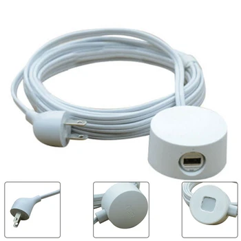 Pohiks 1pc White 4 Meters AC Power Adapter Cable Cord A0038 USB Charger US Plug Fast Charging for Google Nest Cam
Pohiks 1pc White 4 Meters AC Power Adapter Cable Cord A0038 USB Charger US Plug Fast Charging for Google Nest Cam