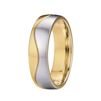 Fashion Bicolor stainless steel ring Wedding bands Gift for boyfriend man rings 
Fashion Bicolor stainless steel ring Wedding bands Gift for boyfriend man rings