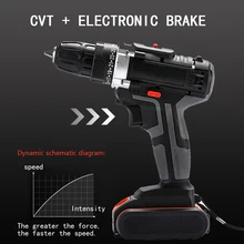 Anise 48V Cordless Drill Electric Screwdriver Mini Wireless Power Driver DC Lithium-Ion Battery 3/8-Inch
Anise 48V Cordless Drill Electric Screwdriver Mini Wireless Power Driver DC Lithium-Ion Battery 3/8-Inch