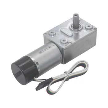 JGY-370 Worm turbine gear DC Motor 3V-24V with encoder 6V 12V 24V Signal Angle Feedback self-locking motor Low speed motor
JGY-370 Worm turbine gear DC Motor 3V-24V with encoder 6V 12V 24V Signal Angle Feedback self-locking motor Low speed motor