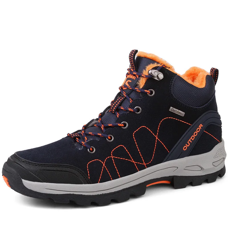 Outdoor Hiking Shoes Women Thicken Velvet Warm Snow Shoes Cold-resistant Platform Cotton Fabric Short Plush Shoes Size 36-44
Outdoor Hiking Shoes Women Thicken Velvet Warm Snow Shoes Cold-resistant Platform Cotton Fabric Short Plush Shoes Size 36-44