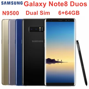 Samsung Galaxy Note8 Note 8 Dual Sim N9500 64GB ROM 6GB RAM Android Octa Core 6.3" Dual 12MP ROM Snapdragon 835 Cell Phone
Samsung Galaxy Note8 Note 8 Dual Sim N9500 64GB ROM 6GB RAM Android Octa Core 6.3" Dual 12MP ROM Snapdragon 835 Cell Phone