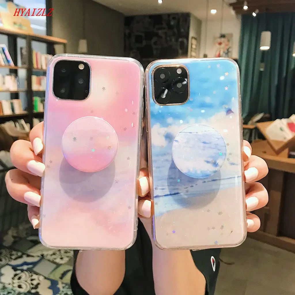 Bling Case for iPhone 11 Pro Max 6s 7 8 Plus Shell Small Fresh Kickstand Soft TPU Back Protection Cover for iPhone X Xr Xs Coque
Bling Case for iPhone 11 Pro Max 6s 7 8 Plus Shell Small Fresh Kickstand Soft TPU Back Protection Cover for iPhone X Xr Xs Coque