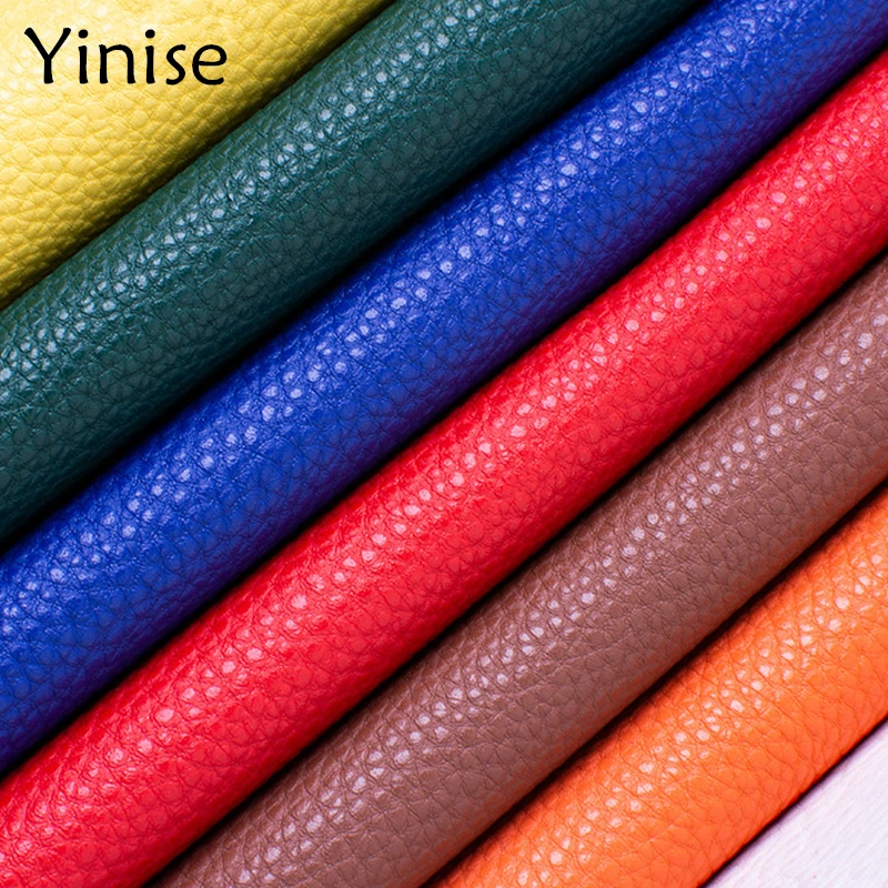 

100x138cm Synthetic Leather Fabric 1mm Thicken Lithci PU Leather Fabrics Artificial Faux Leather DIY Sofa Bags Home Decoration