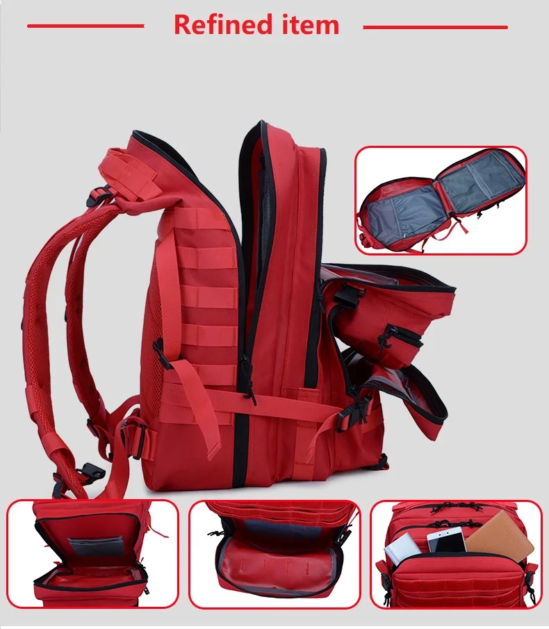 45L Military Molle Backpack Tactical Waterproof Rucksack10