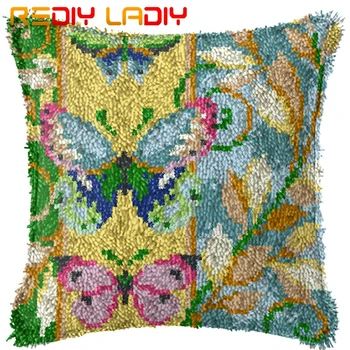 Latch Hook Kits Make Your Own Cushion Butterflies Printed Canvas Crocheted Pillow Case Latch Hook Cushion Cover Hobby & Crafts
Latch Hook Kits Make Your Own Cushion Butterflies Printed Canvas Crocheted Pillow Case Latch Hook Cushion Cover Hobby & Crafts