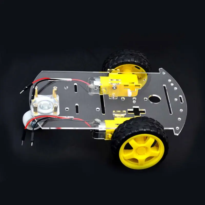 Acrylic Robot Car Chassis with Motor Wheel for DIY Maker Educational Teaching Kit 95AE
Acrylic Robot Car Chassis with Motor Wheel for DIY Maker Educational Teaching Kit 95AE