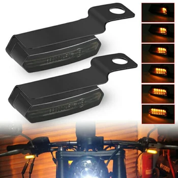 Universal DC 12V 2pcs Smoke Mini LED Motorcycle Turn Signal Indicators Front Rear Blinker Lights Styling Accessories
Universal DC 12V 2pcs Smoke Mini LED Motorcycle Turn Signal Indicators Front Rear Blinker Lights Styling Accessories