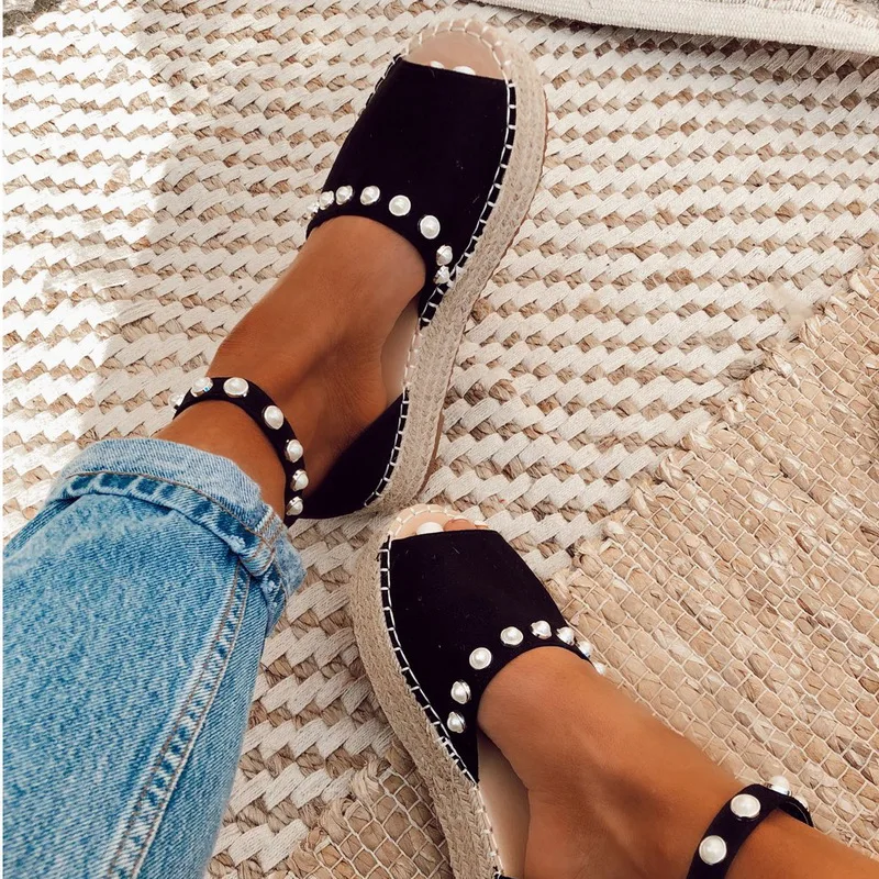 JODIMITTY Pearl Platform Wedges Sandals For Women Weave Female Causal High Heels Open Toe Comfort Fish Mouth zapatos de mujer
JODIMITTY Pearl Platform Wedges Sandals For Women Weave Female Causal High Heels Open Toe Comfort Fish Mouth zapatos de mujer