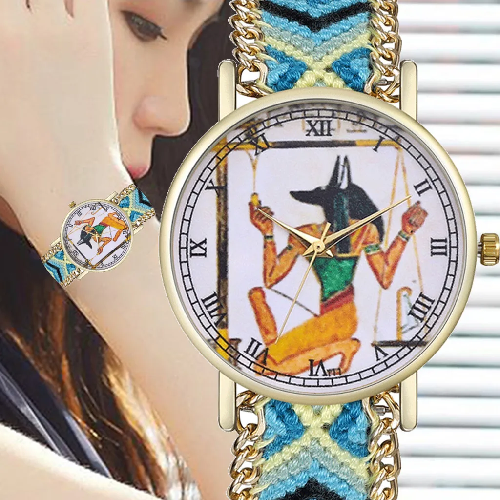 Abstract Fashion Textile Woman Artistic Fashion Design Big Disc Wool Table Ladies Exquisite Watch With Quartz zegarek damski #D 
Abstract Fashion Textile Woman Artistic Fashion Design Big Disc Wool Table Ladies Exquisite Watch With Quartz zegarek damski #D