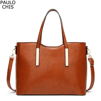 Luxury Handbags Women Bags Designer Oil wax Handbag Shoulder Bags For Women 2019 Big Ladies Hand Bags Bolsa Feminina 
Luxury Handbags Women Bags Designer Oil wax Handbag Shoulder Bags For Women 2019 Big Ladies Hand Bags Bolsa Feminina