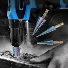 3Pcs Step Drill Bits Set Structure Low Resistance Hexagon Handle HSS Straight Flute Step Drill Bit Kit for Automobile Processing
3Pcs Step Drill Bits Set Structure Low Resistance Hexagon Handle HSS Straight Flute Step Drill Bit Kit for Automobile Processing