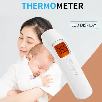 Forehead Thermometer Non Contact Infrared Thermometer Body Temperature Fever Digital Measure Tool for Baby Adult 1 Set
Forehead Thermometer Non Contact Infrared Thermometer Body Temperature Fever Digital Measure Tool for Baby Adult 1 Set