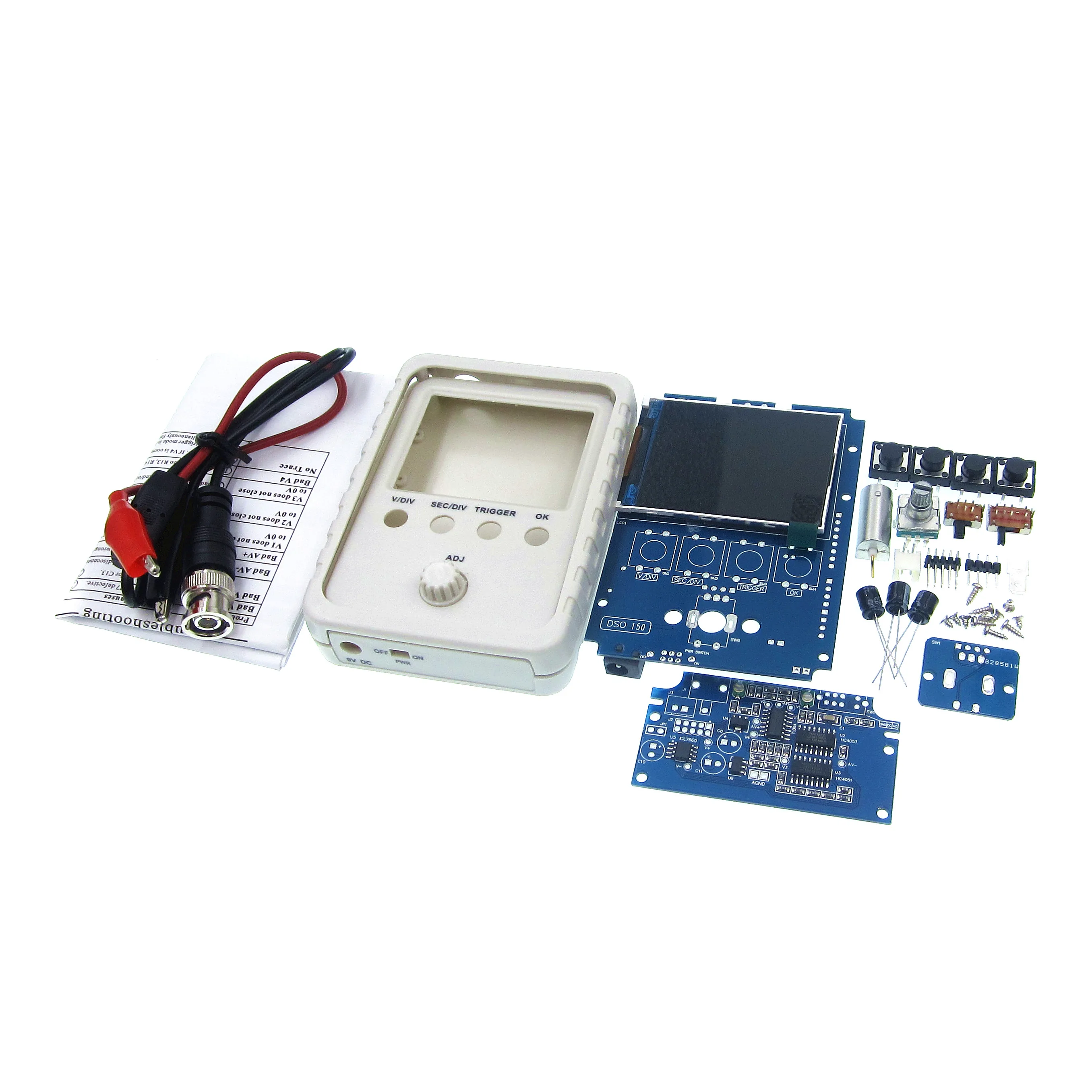 Оригинальный Tech DSO150 15001K DS0150 цифровой осциллограф DIY 1 комплект/комплект|Детали и