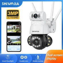 SHIWOJIA 3MP IP Camera Dual-Lens Security Camera Video Surveillance WiFi Wireless 4X Digital Zoom Auto Motion Tracking CCTV
SHIWOJIA 3MP IP Camera Dual-Lens Security Camera Video Surveillance WiFi Wireless 4X Digital Zoom Auto Motion Tracking CCTV
