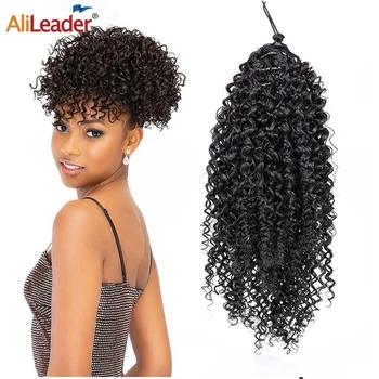Alileader Cheaper Kinky Curly Ponytail 13.5 Inch Drawstring Ponytail Synthetic Hair Clip In Hair Extension Fake Pony Tails Curly
Alileader Cheaper Kinky Curly Ponytail 13.5 Inch Drawstring Ponytail Synthetic Hair Clip In Hair Extension Fake Pony Tails Curly