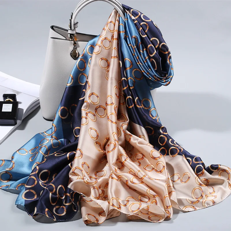 2020 Splices Three Color New Silk Scarves Long Thin Versatile Spring Autumn Style Hangzhou Silk Scarf Women Large Winter Shawls
2020 Splices Three Color New Silk Scarves Long Thin Versatile Spring Autumn Style Hangzhou Silk Scarf Women Large Winter Shawls