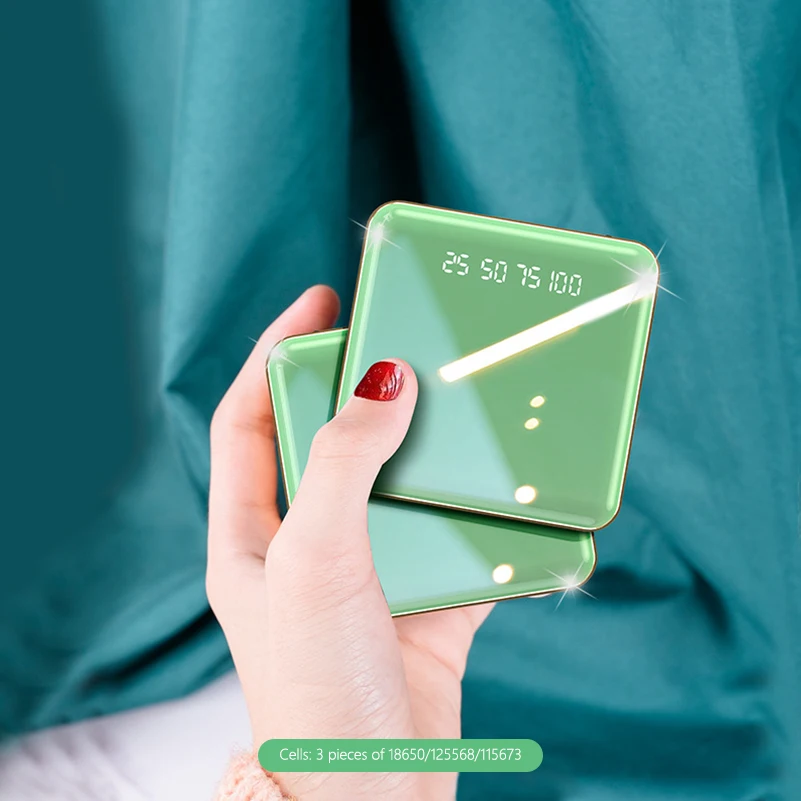 Portable Mini Power Bank 20000mAh LED Mirror Display Dual USB External Battery Powerbank 5V 2A Fast Charger For Xiaomi 2020 New Portable Mini Power Bank 20000mAh LED Mirror Display Dual USB External Battery Powerbank 5V 2A Fast Charger For Xiaomi 2020 New