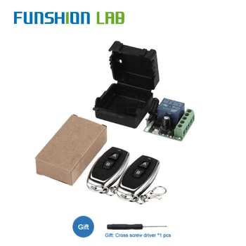 FUNSHION 433Mhz Universal Wireless Remote Control Switch DC 12V 1CH relay Receiver Module RF Transmitter 433 Mhz Remote Controls
FUNSHION 433Mhz Universal Wireless Remote Control Switch DC 12V 1CH relay Receiver Module RF Transmitter 433 Mhz Remote Controls