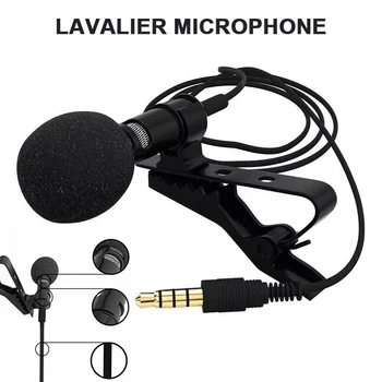 Lavalier Lapel Microphone Clip-on 3.5mm Condenser Mic Universal Compitable For iOS Android Smart Mobile Cell Phone Accessories
Lavalier Lapel Microphone Clip-on 3.5mm Condenser Mic Universal Compitable For iOS Android Smart Mobile Cell Phone Accessories