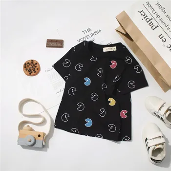 Tonytaobaby Baby Boys and Girls Summer New Short Sleeve Children's Clothing Bean Eater Color Change Printed T-shirt 
Tonytaobaby Baby Boys and Girls Summer New Short Sleeve Children's Clothing Bean Eater Color Change Printed T-shirt