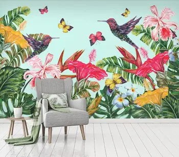 CJSIR Custom Living Room Room Wall 3d Wallpaper Flowers and Birds Tropical Rain Forest Butterfly Photo 3d Wallpaper Mural Decor
CJSIR Custom Living Room Room Wall 3d Wallpaper Flowers and Birds Tropical Rain Forest Butterfly Photo 3d Wallpaper Mural Decor