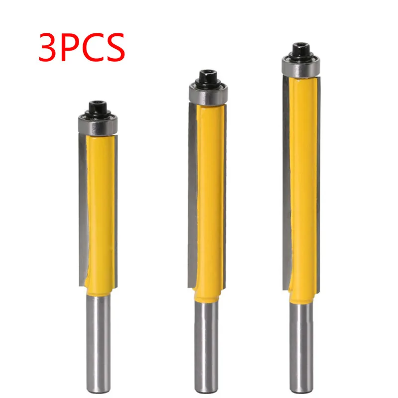 8 Shank Extended Flush Trim Router Bit with Bearing Tungsten Carbide Woodworking Milling Cutter Trimming Machine for Wood 02017
8 Shank Extended Flush Trim Router Bit with Bearing Tungsten Carbide Woodworking Milling Cutter Trimming Machine for Wood 02017