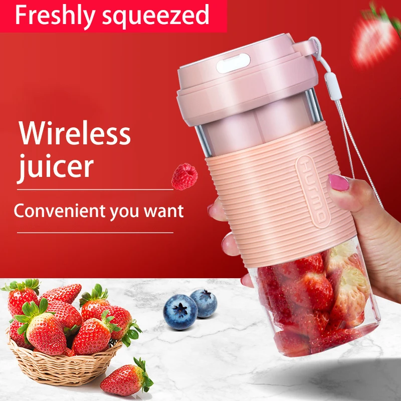 Portable Blender Electric Juicer 300ML Usb Rechargeable Extractor Smoothie Squeezers Mini Fruit Juicer Kitchen Electric Mixer
Portable Blender Electric Juicer 300ML Usb Rechargeable Extractor Smoothie Squeezers Mini Fruit Juicer Kitchen Electric Mixer