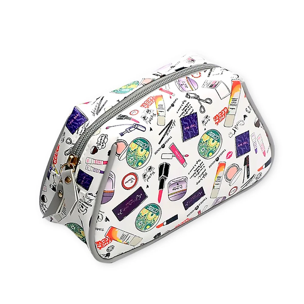 Cosmetic Bag Zipper Make Up Bath Organizer Storage Pouch Toiletry Travel Makeup Case PU leather Female women fashion 2019 white
Cosmetic Bag Zipper Make Up Bath Organizer Storage Pouch Toiletry Travel Makeup Case PU leather Female women fashion 2019 white