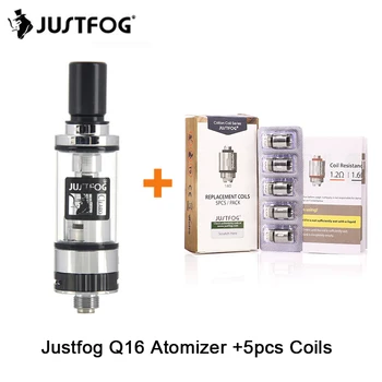 Original Justfog Q16 Clearomizer fit Justfog Q16 Kit 1.9 ml tank Atomizer compatible with J-Easy 9 battery/ JUSTFOG Q16 Kit
Original Justfog Q16 Clearomizer fit Justfog Q16 Kit 1.9 ml tank Atomizer compatible with J-Easy 9 battery/ JUSTFOG Q16 Kit