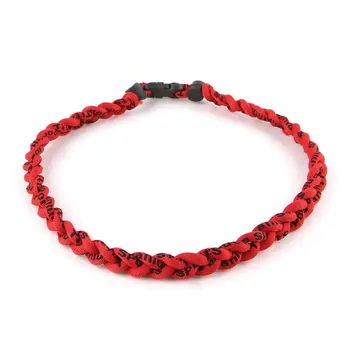 Tornado Twist Titanium Sports Baseball Necklace Sport Ropes Triple Twist Titanium Necklace 20"
Tornado Twist Titanium Sports Baseball Necklace Sport Ropes Triple Twist Titanium Necklace 20"