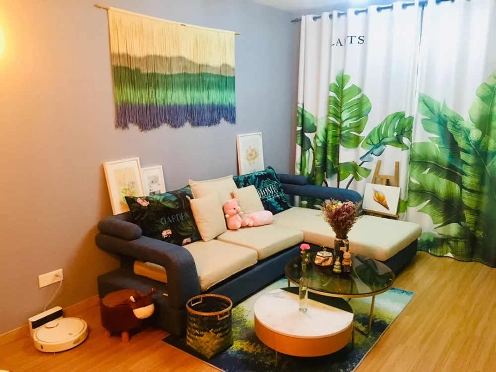 Geometric Cotton Wall Tapestry with Fringe 11 H7c216b01d2964de9b3c77b995d365ab6n