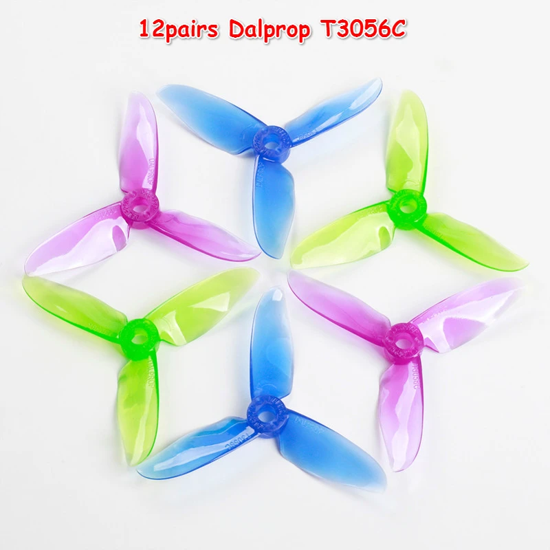 24pcs Dalprop CYCLONE T3056 T3056C 3056 3 Inch Tri-blade Propeller for FPV Racing Frame Kit
24pcs Dalprop CYCLONE T3056 T3056C 3056 3 Inch Tri-blade Propeller for FPV Racing Frame Kit