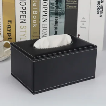 Home black leather rectangular black creative tray waterproof living room office paper box paper towel box paper
Home black leather rectangular black creative tray waterproof living room office paper box paper towel box paper